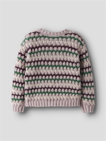 NAME IT Striktrøje Lene Burnished Lilac
